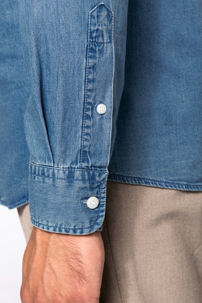 Herenoverhemd Denim