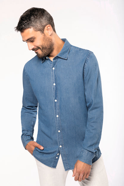 Herenoverhemd Denim