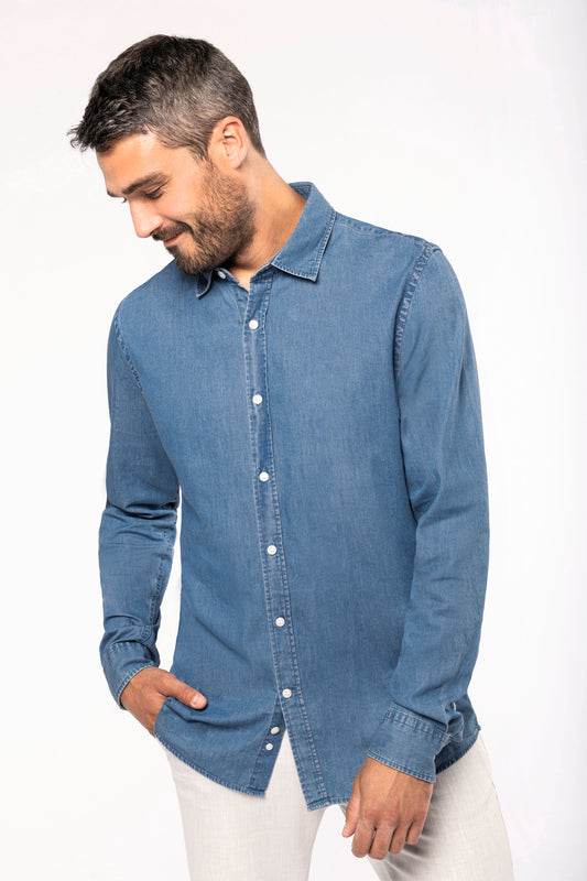 Herenoverhemd Denim