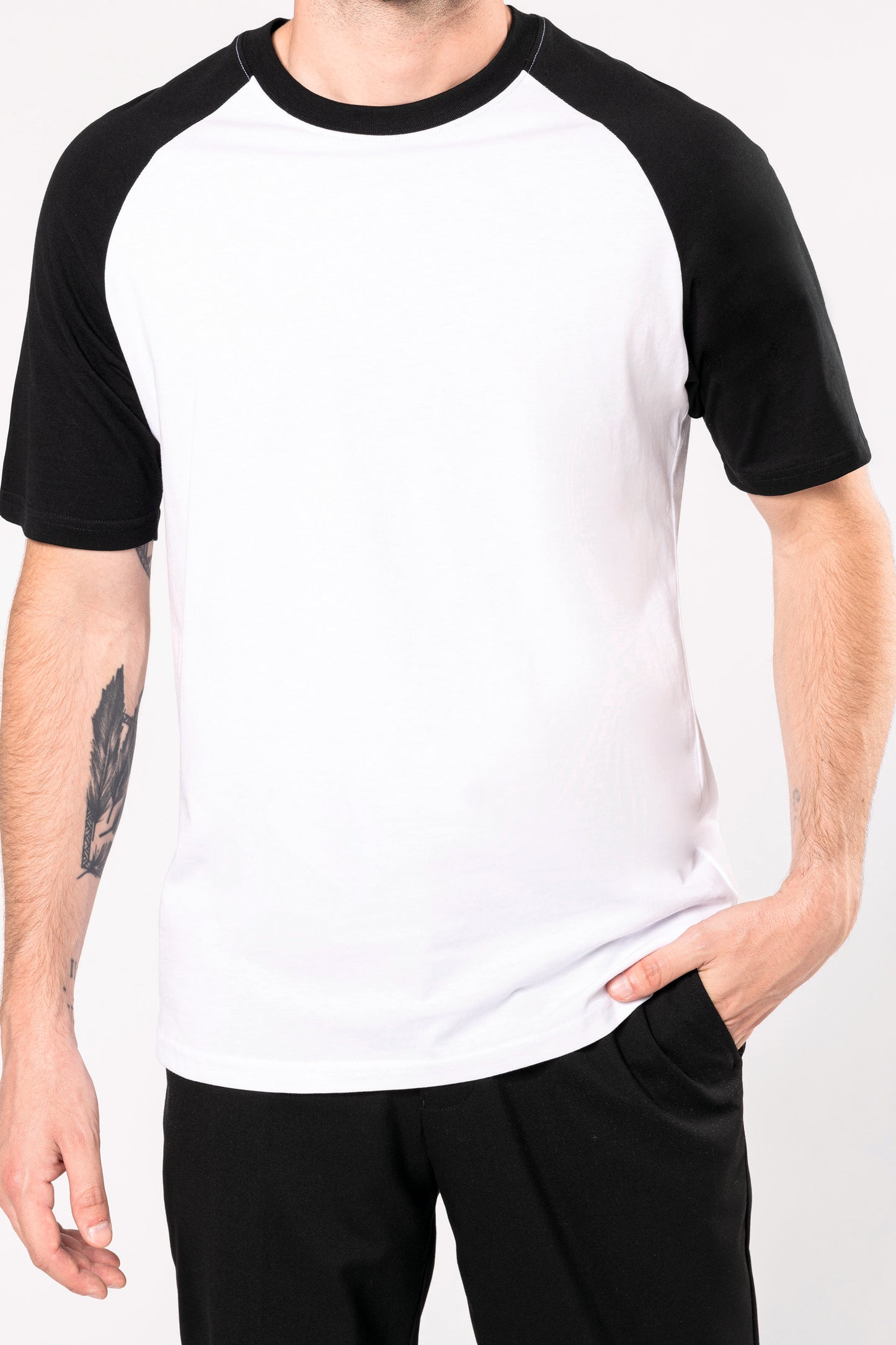 Baseball - Tweekleurig t-shirt