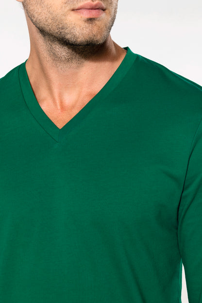 T-shirt V-hals lange mouwen