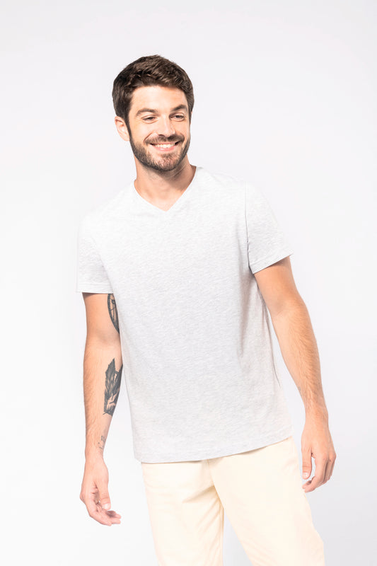 T-shirt V-hals korte mouwen