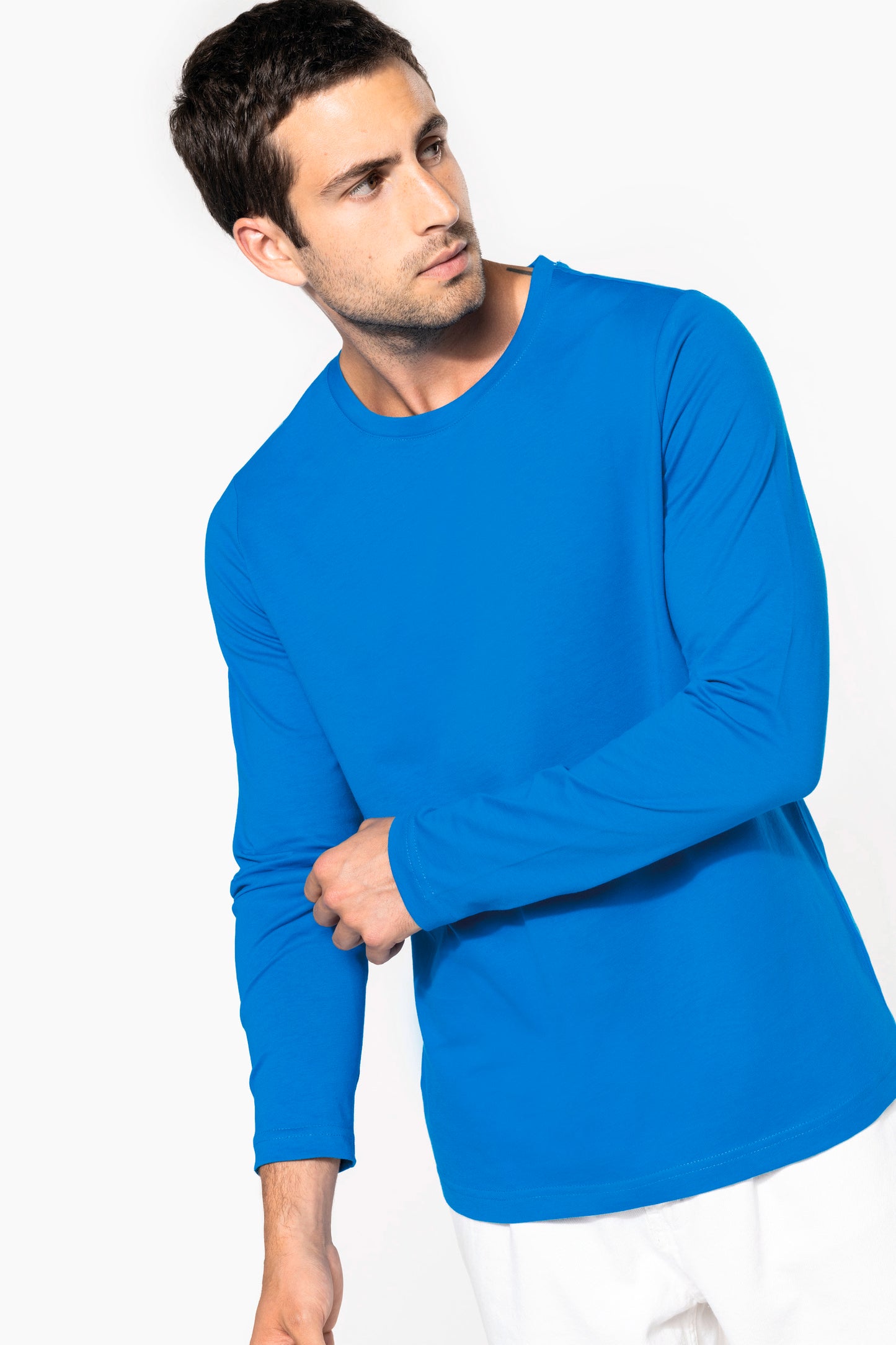 T-shirt ronde hals lange mouwen