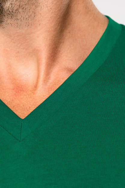 T-shirt V-hals lange mouwen