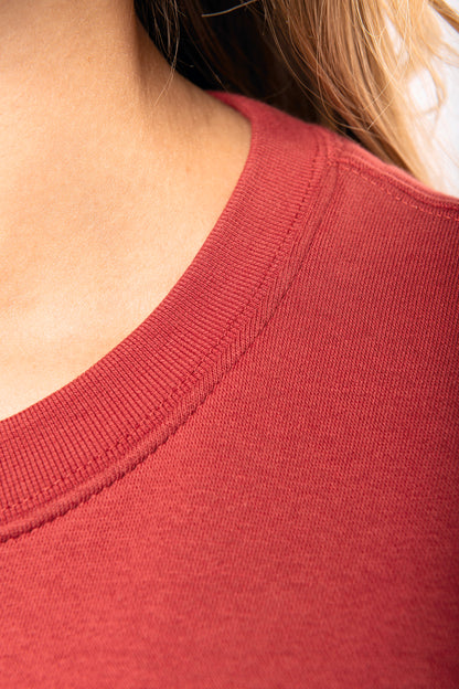 Ecologische sweater met ronde hals