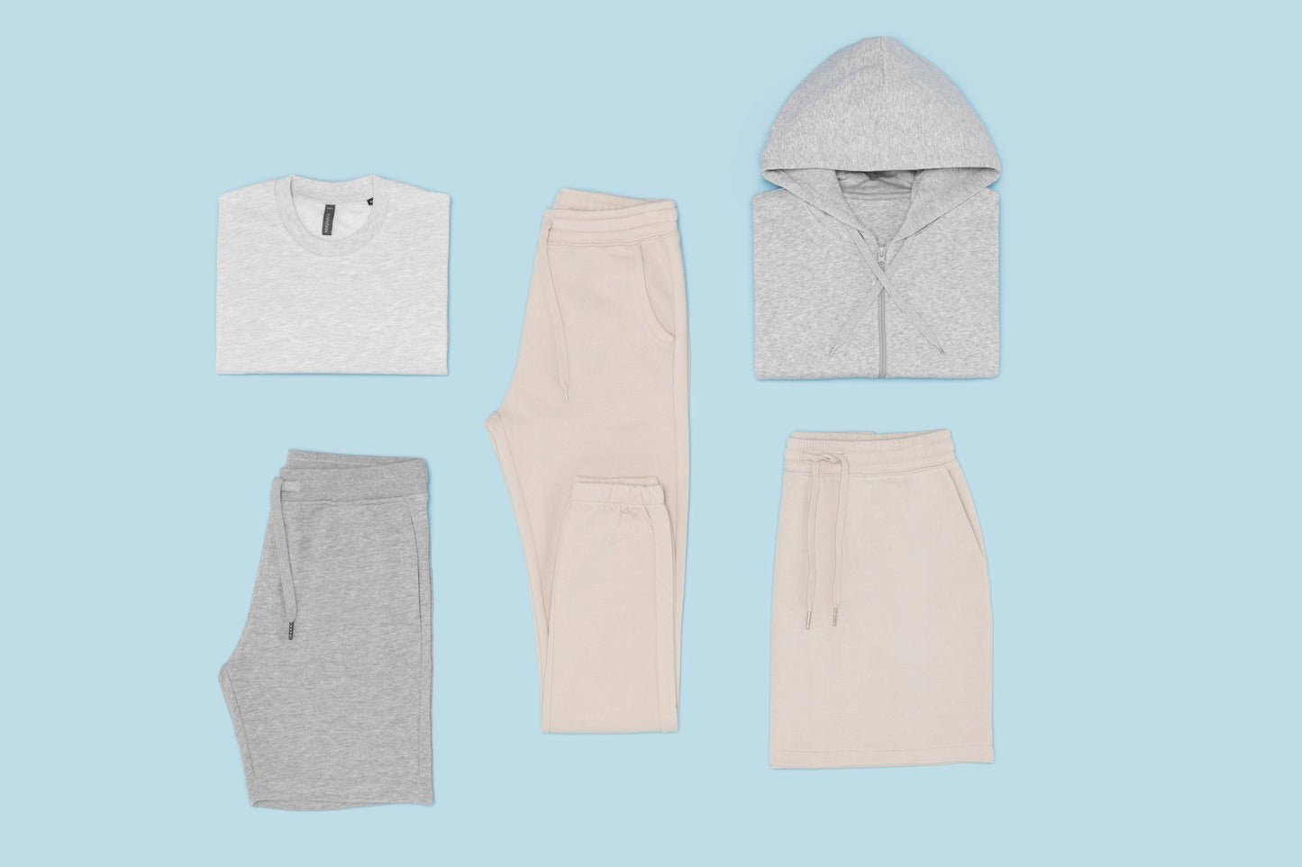 Ecologische herenbermuda in fleece