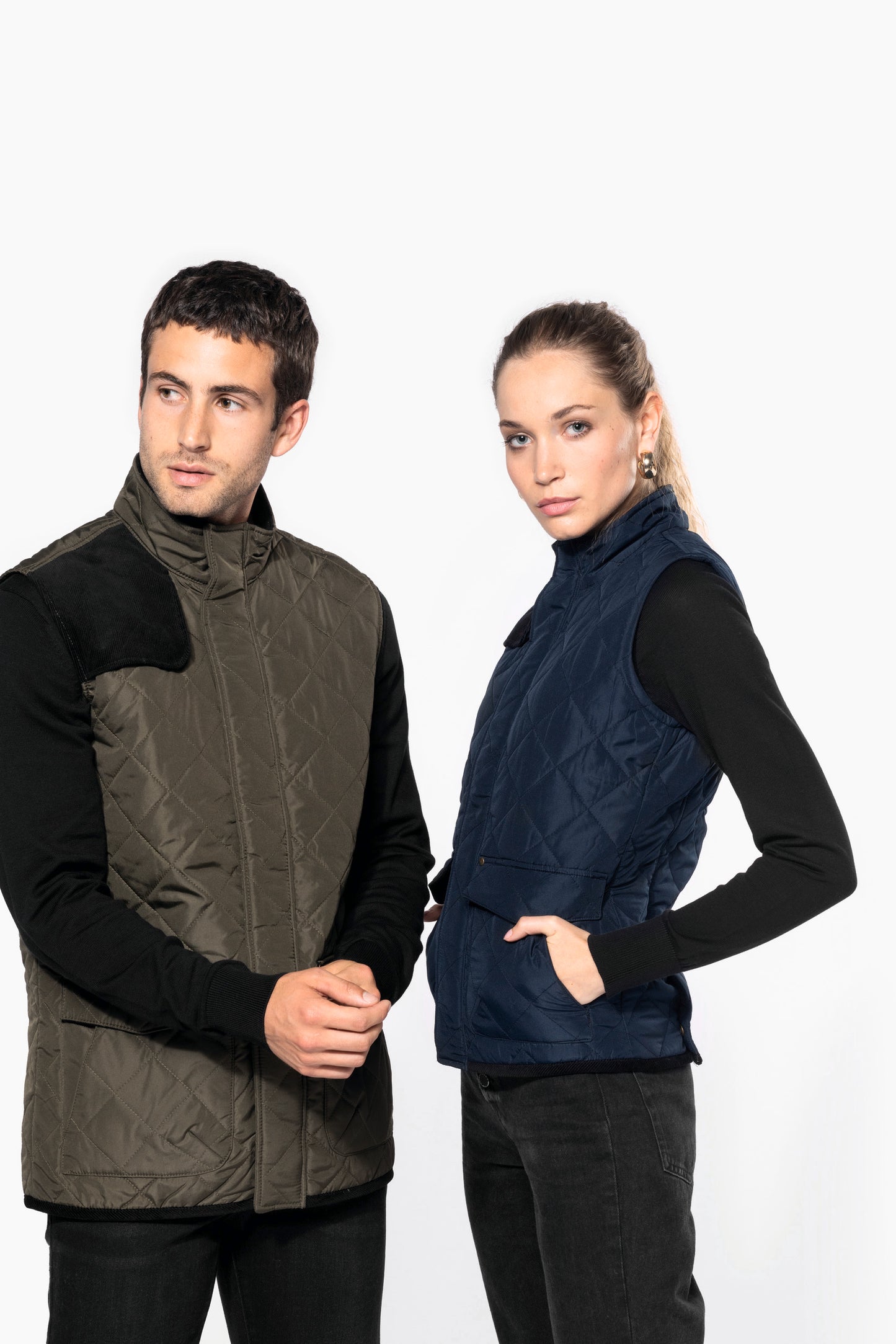 Gewatteerde herenbodywarmer