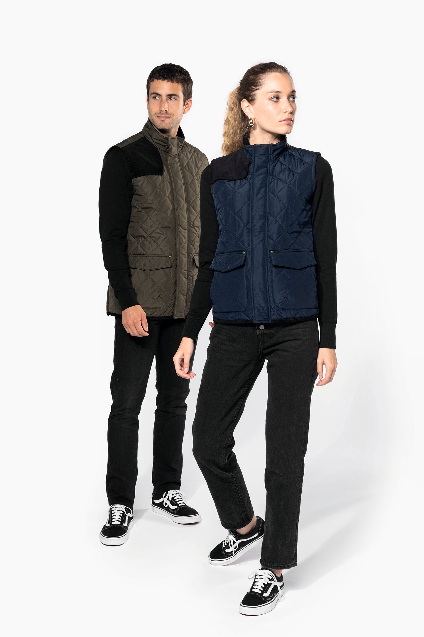 Gewatteerde herenbodywarmer