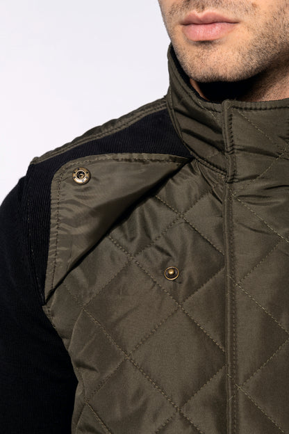 Gewatteerde herenbodywarmer