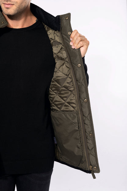 Gewatteerde herenbodywarmer