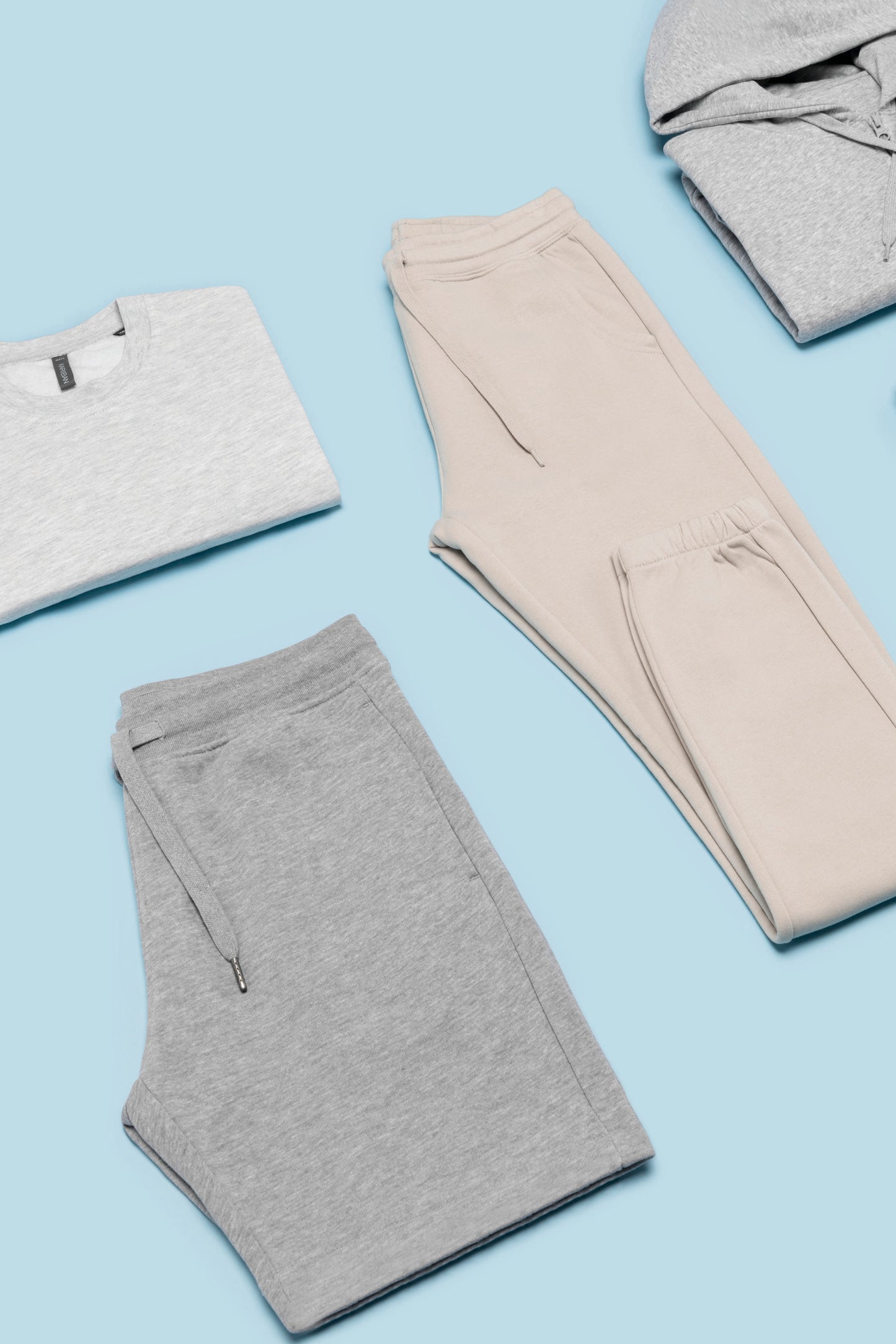 Ecologische herenbermuda in fleece