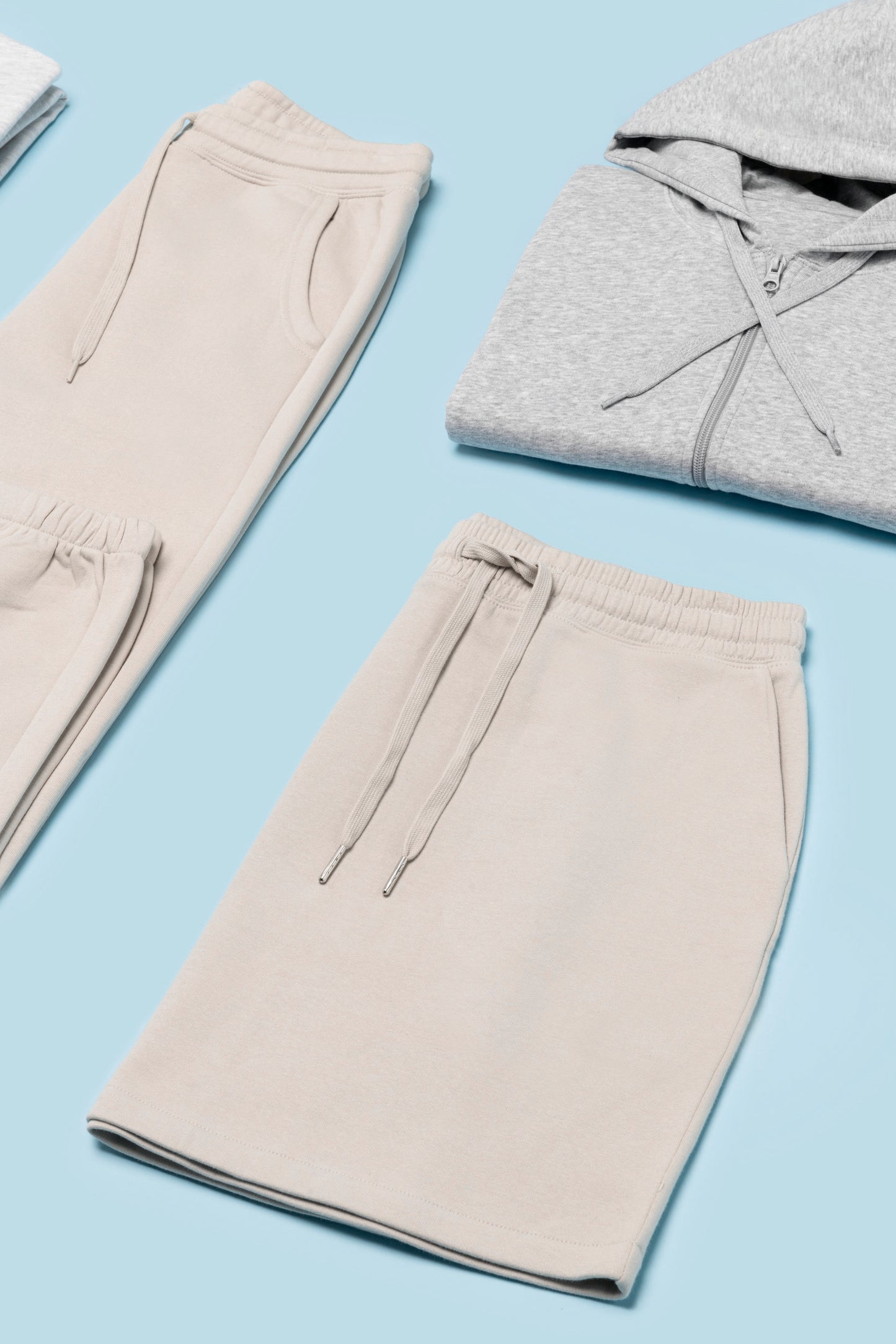 Ecologische herenbermuda in fleece