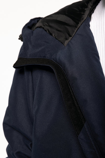 Unisex gerecyclede parka met capuchon