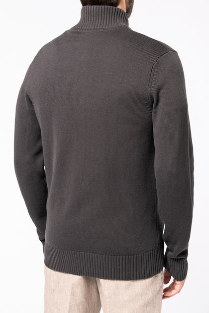 Heren cardigan met rits