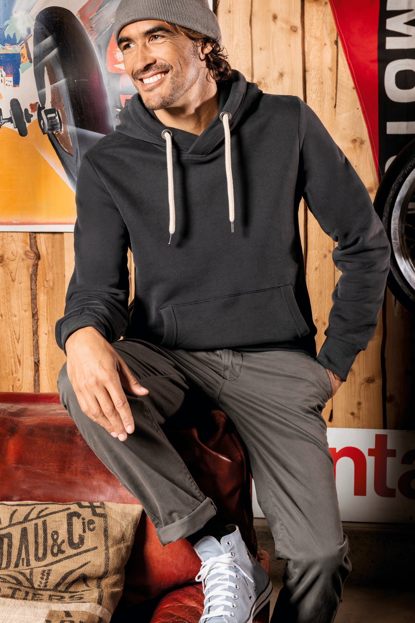 Sweater met capuchon