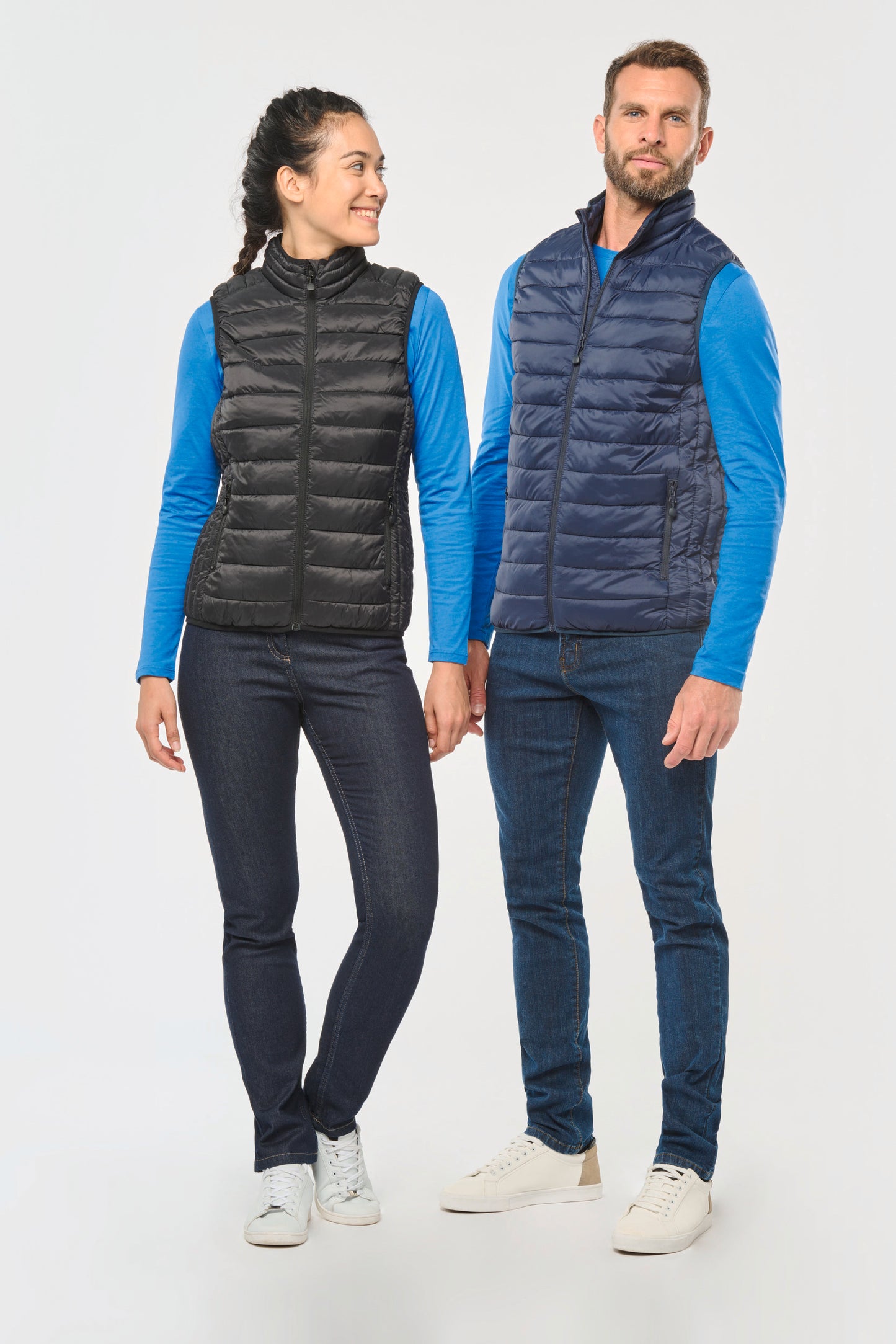 Mens lightweight sleeveless down jacket