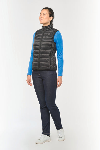 Ladies' lightweight sleeveless down jacket