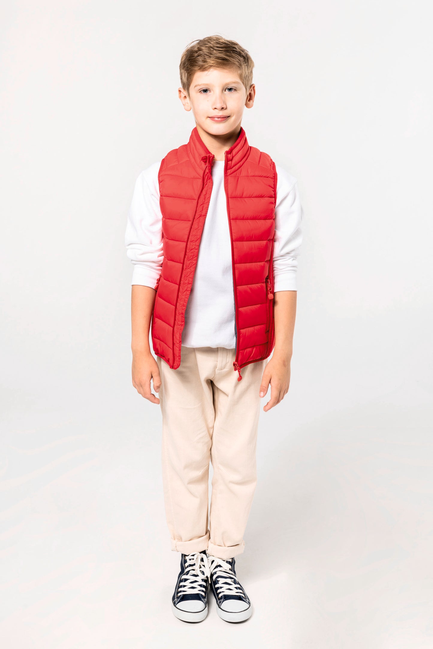 Lichte kinder-bodywarmer
