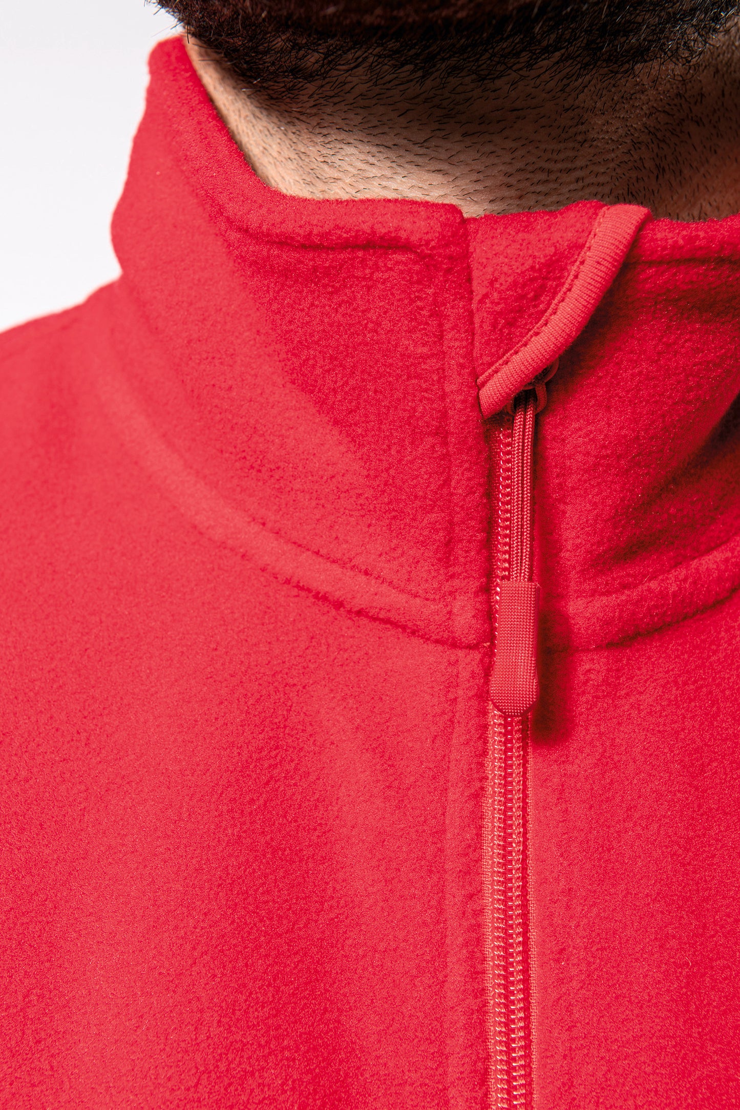 Ecologische uniseks bodywarmer van microfleece