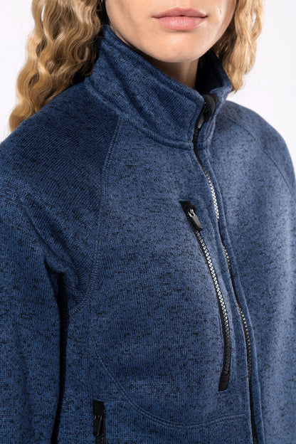 Heather damesvest met rits