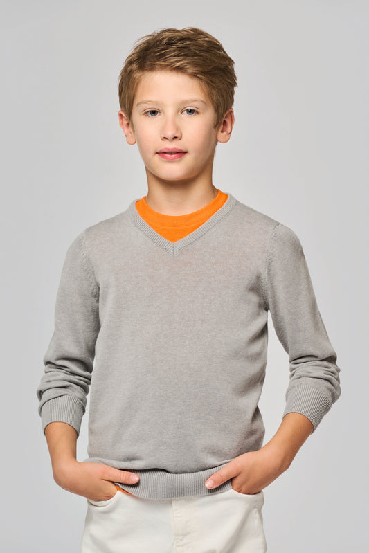 Trui met V-hals kind