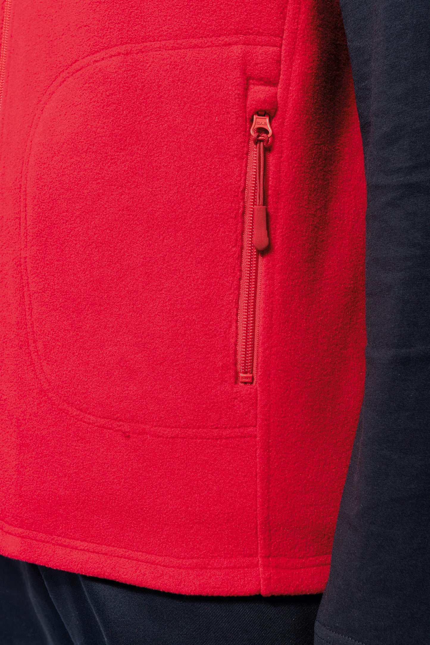 Ecologische uniseks bodywarmer van microfleece