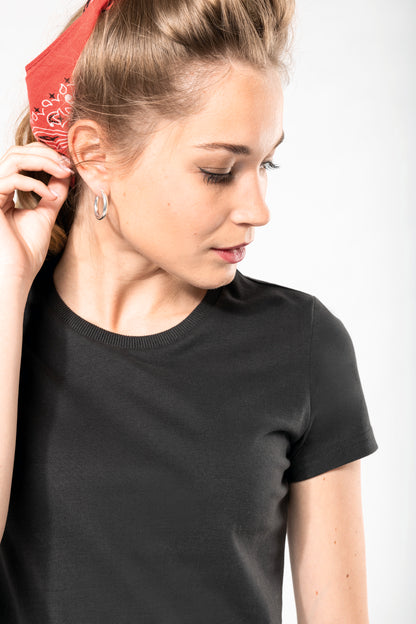 Vintage dames-t-shirt met korte mouwen