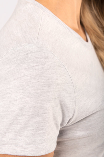 Vintage dames-t-shirt met korte mouwen