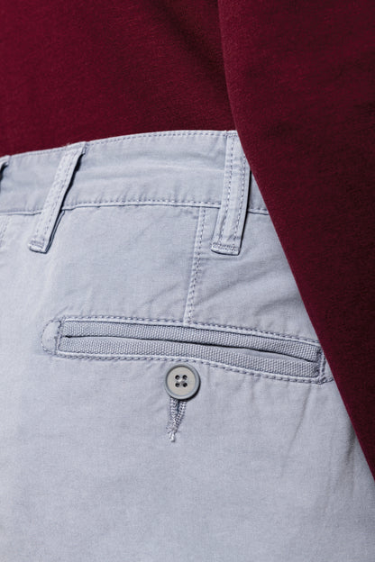 Damesbermuda met verwassen look