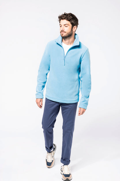 Enzo - Fleece met ritskraag