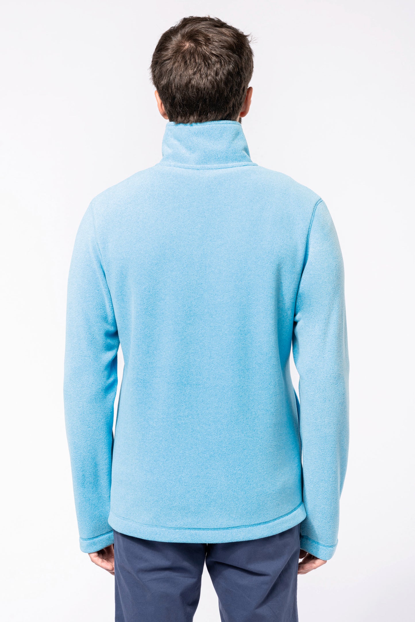 Enzo - Fleece met ritskraag