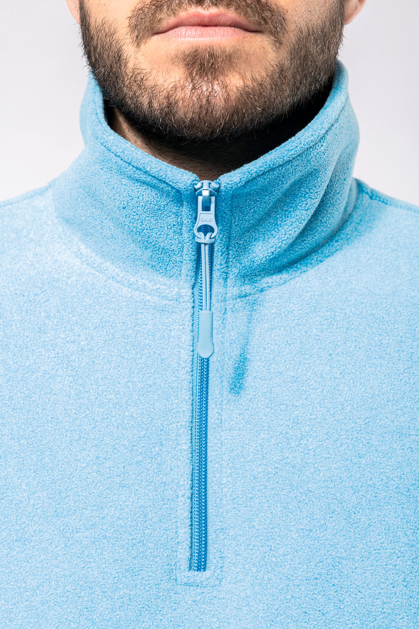 Enzo - Fleece met ritskraag