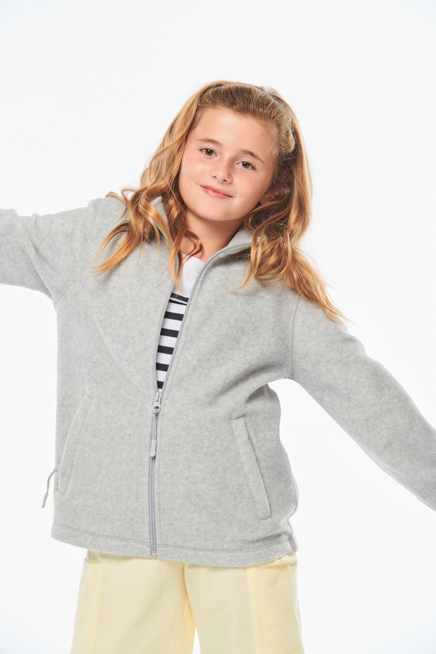Kinderfleece met rits