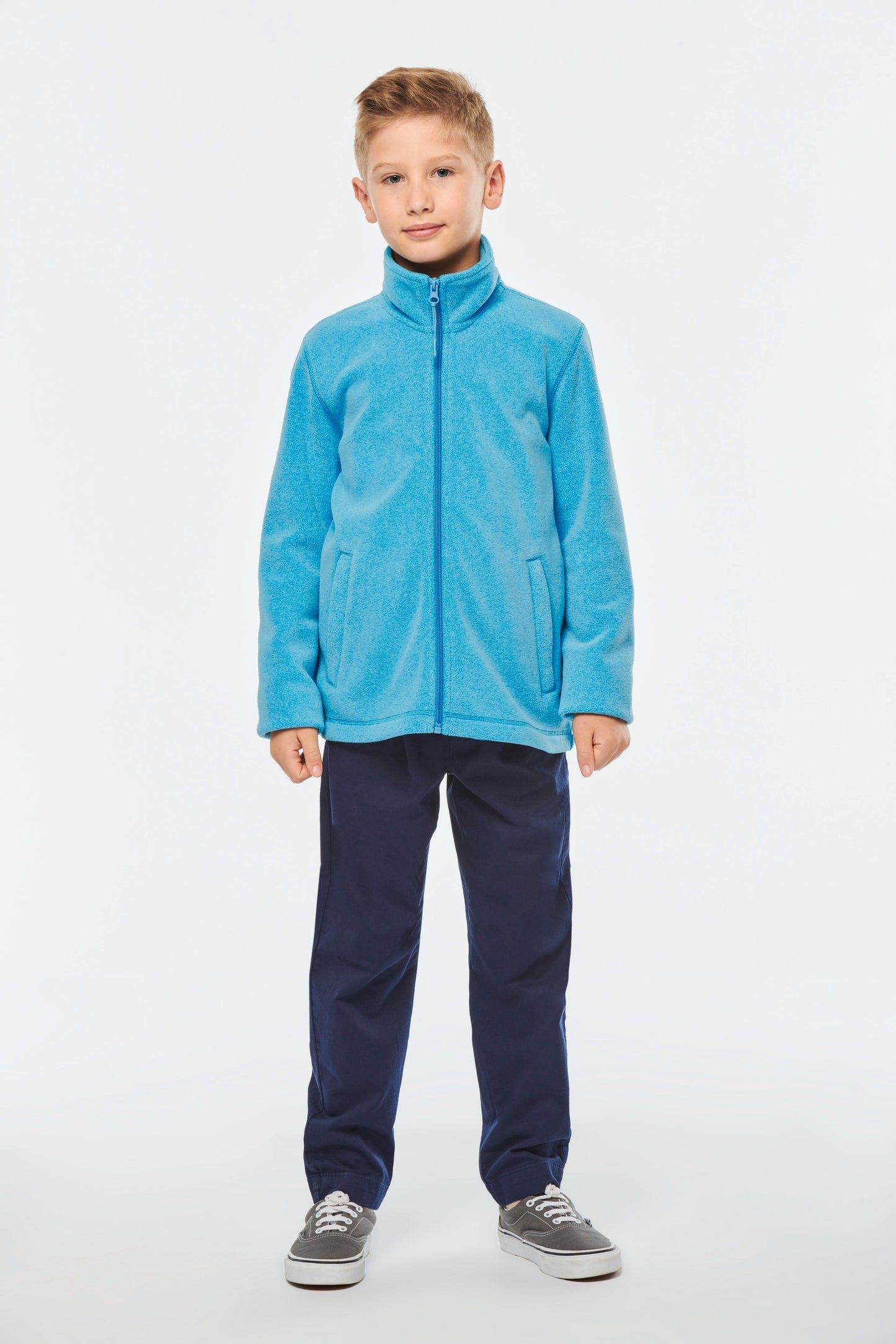 Kinderfleece met rits