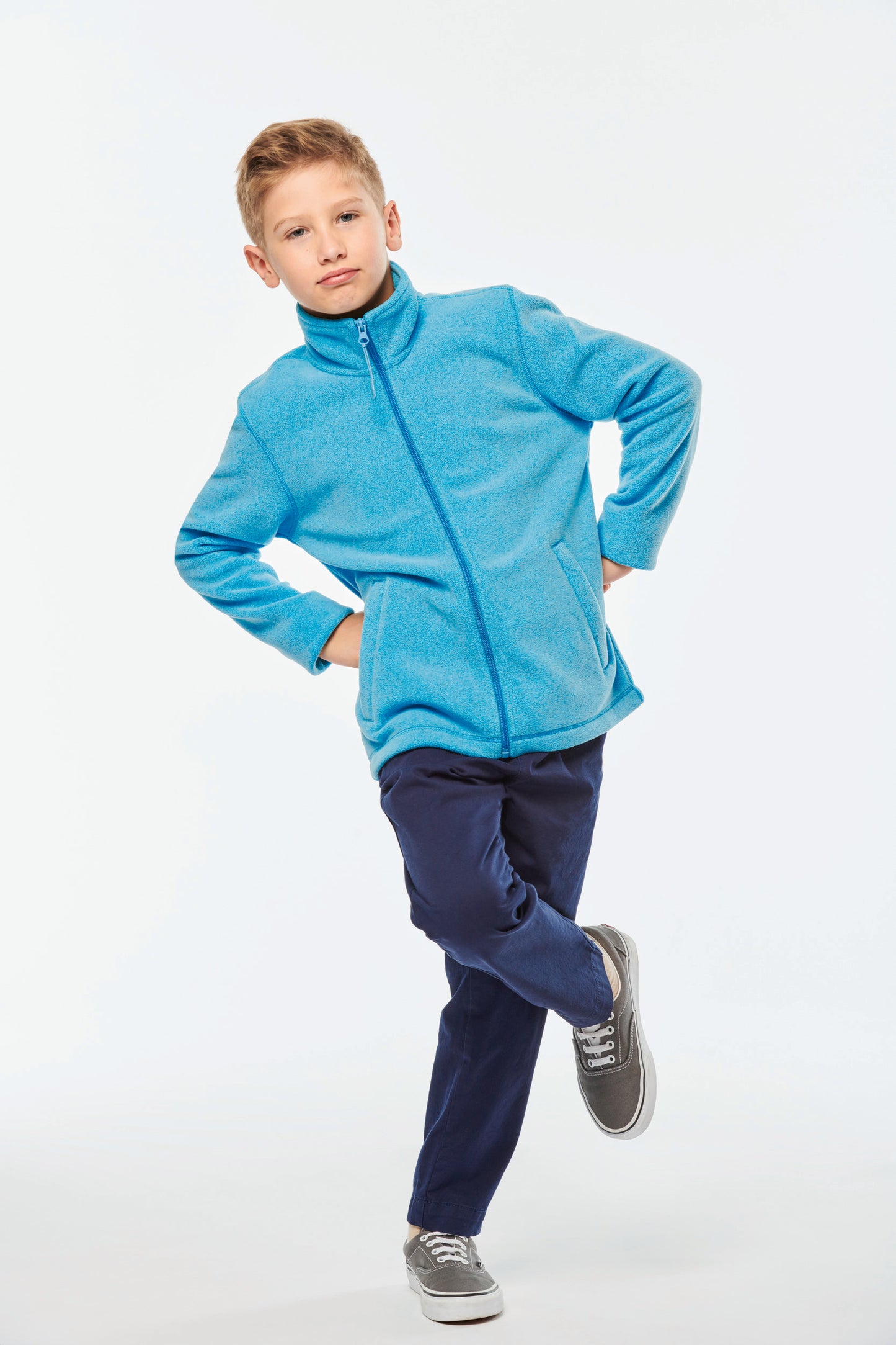 Kinderfleece met rits