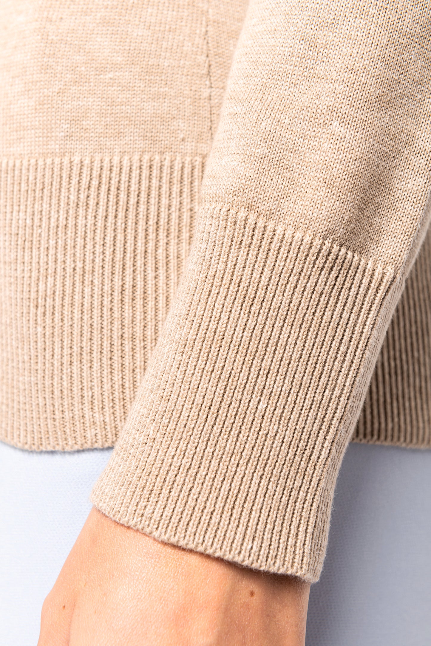 Dames pullover met v-hals