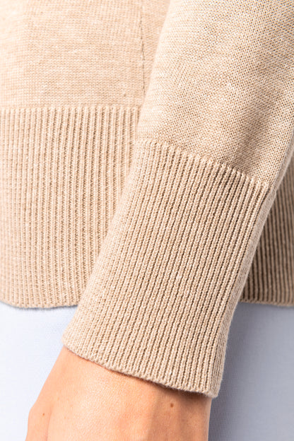 Dames pullover met v-hals