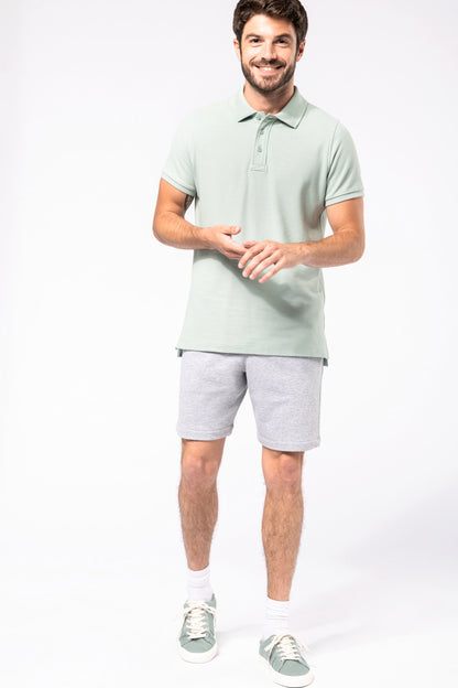 Ecologische herenbermuda in fleece