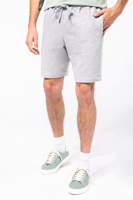 Ecologische herenbermuda in fleece