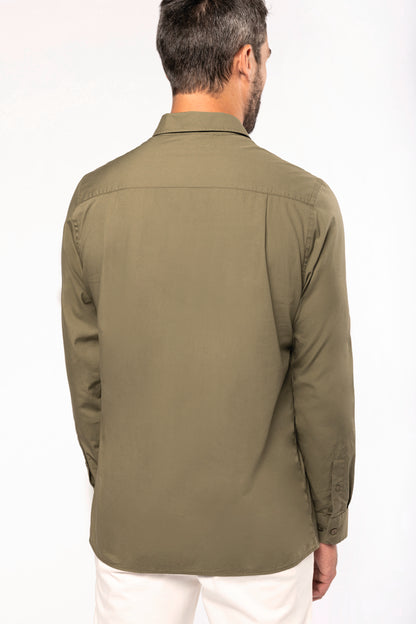 Overhemd safari lange mouwen