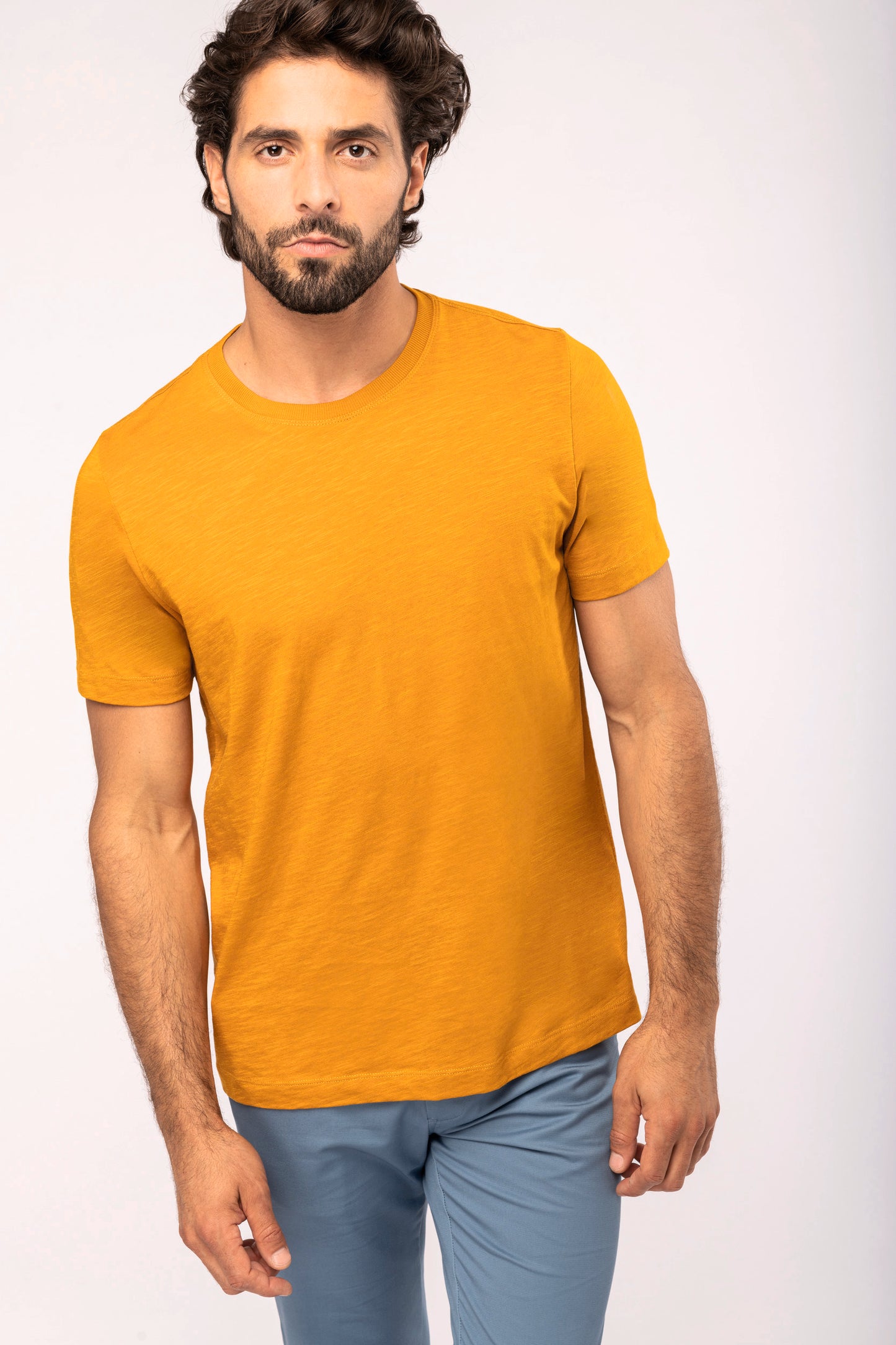 Heren T-shirt slub