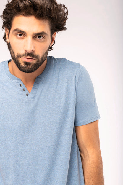 Heren T-shirt henley