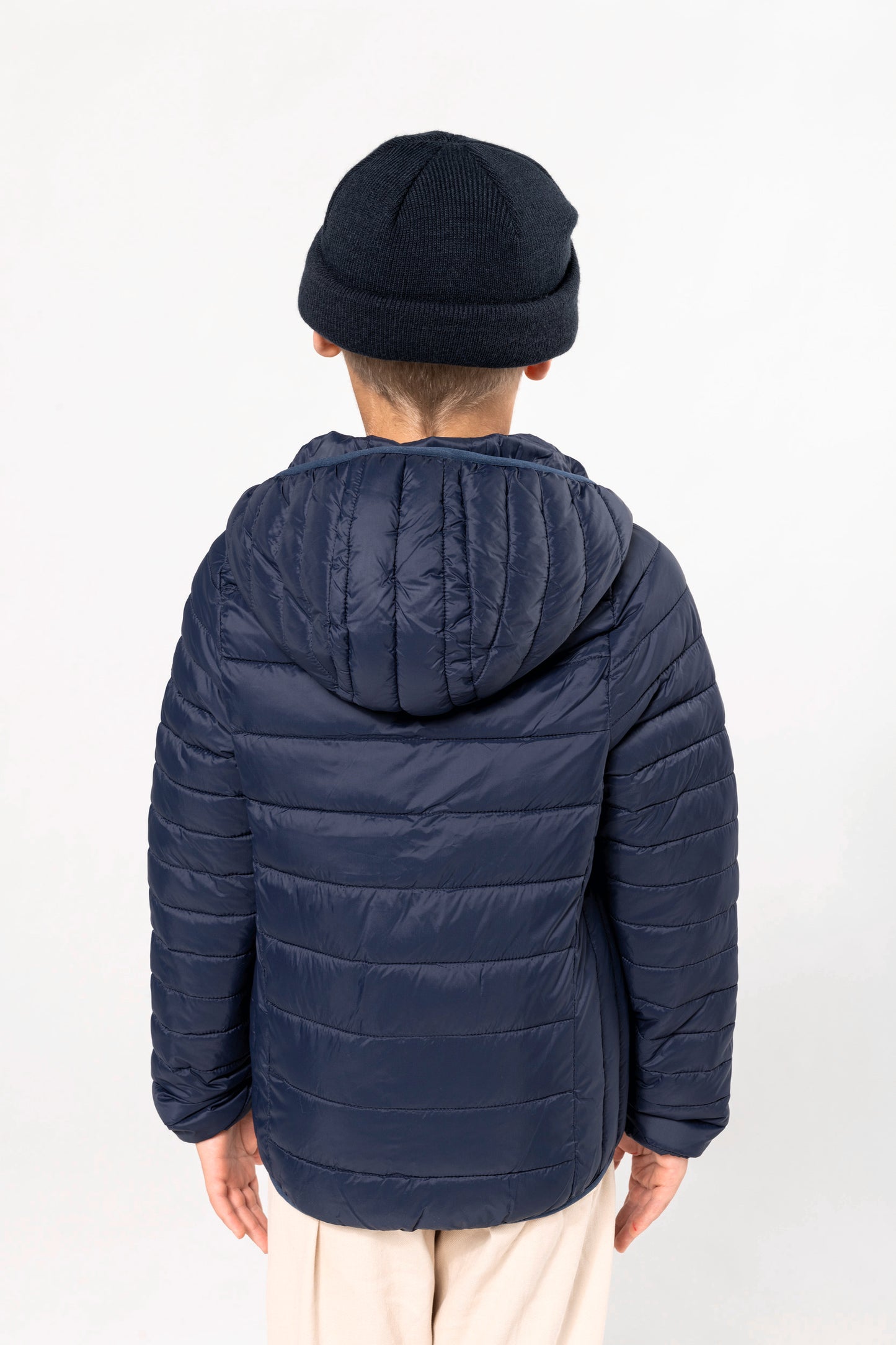 Lichte kinderjas met capuchon