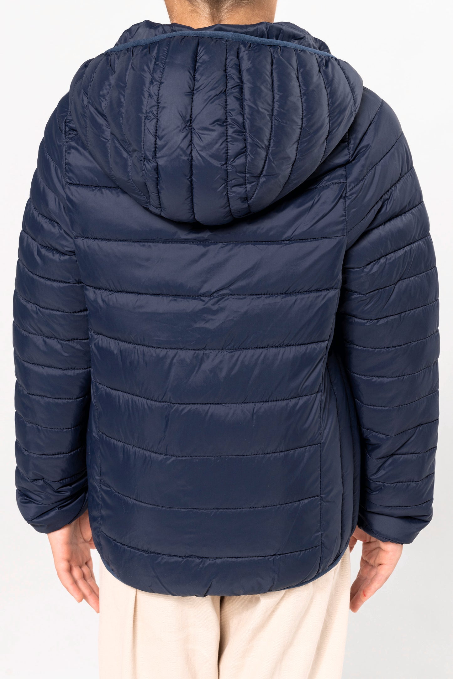 Lichte kinderjas met capuchon