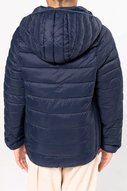 Lichte kinderjas met capuchon