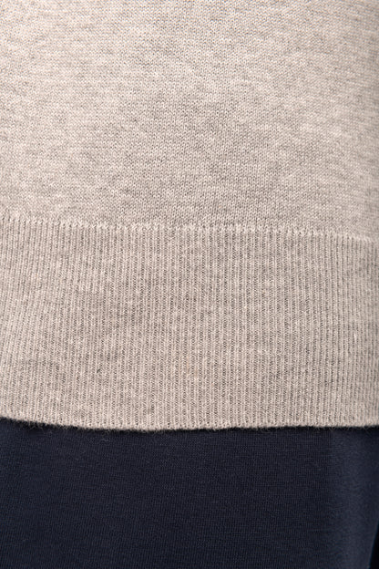 Heren pullover met ronde hals