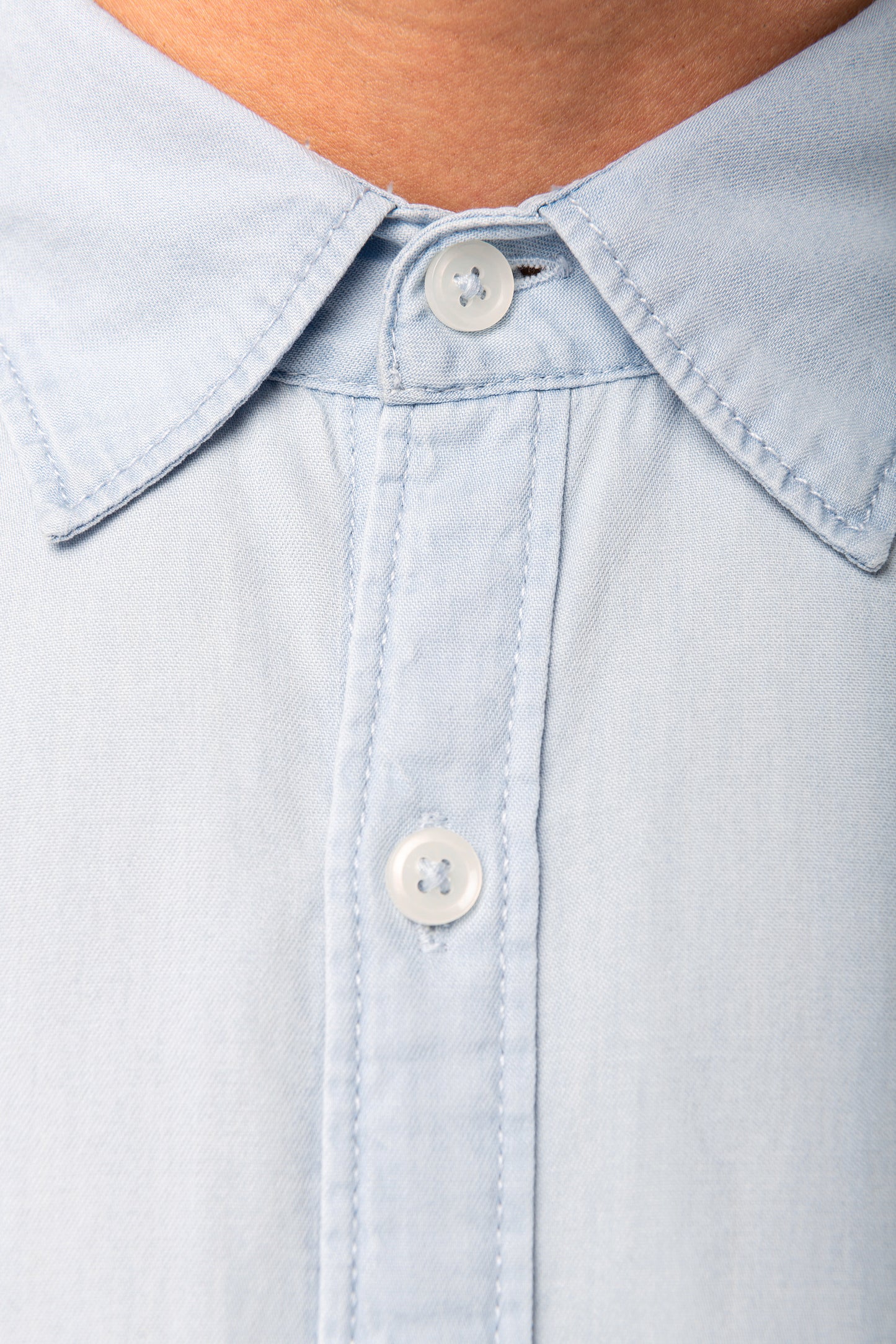 Afgewassen Twill  herenoverhemd