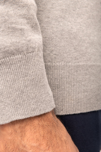 Heren pullover met ronde hals