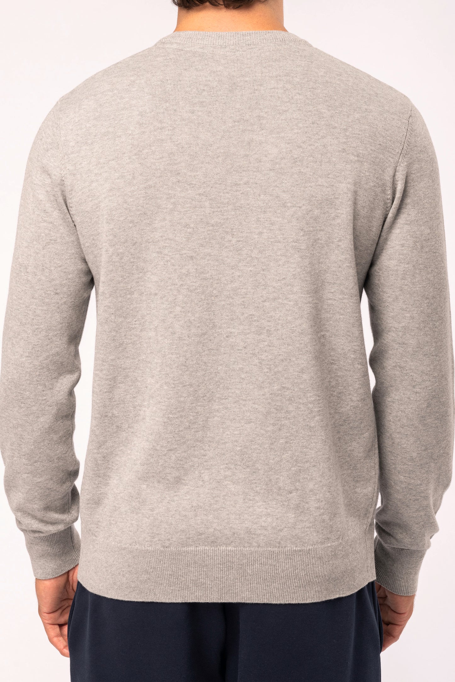 Heren pullover met ronde hals
