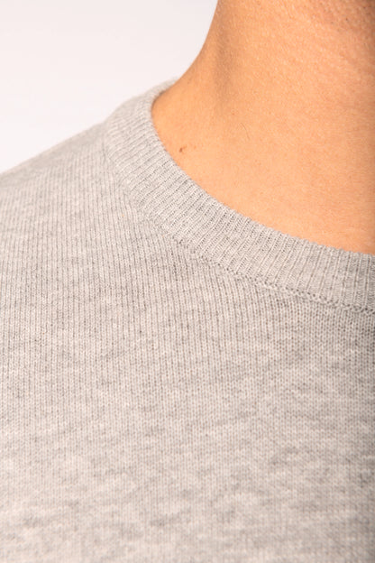 Heren pullover met ronde hals